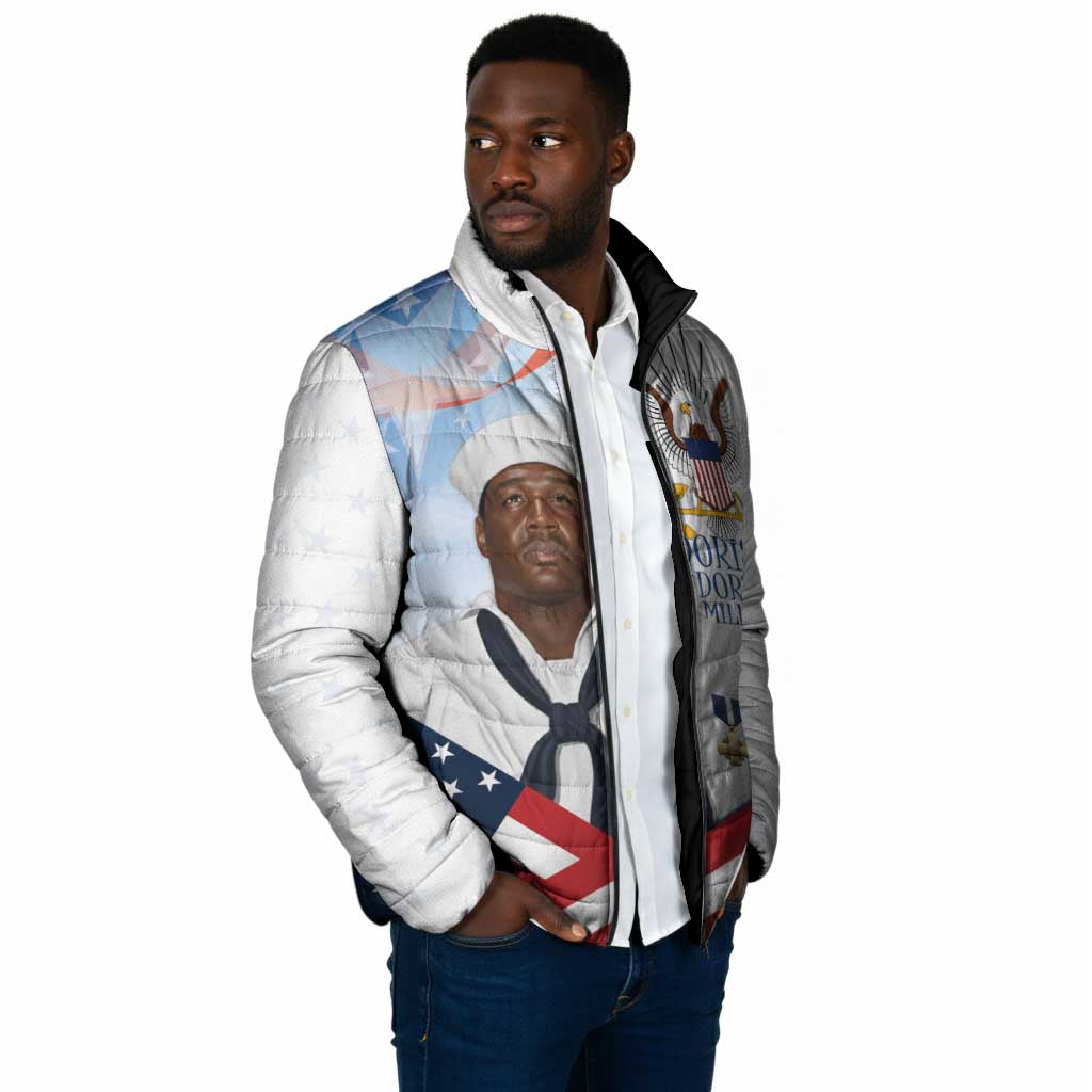 Doris Dorie Miller Padded Jacket The Hero Pearl Harbor