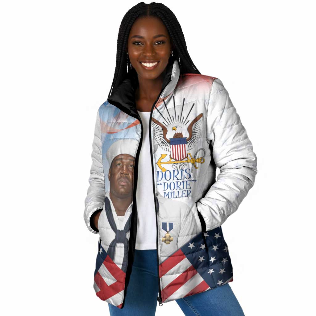 Doris Dorie Miller Padded Jacket The Hero Pearl Harbor