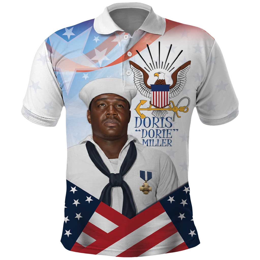Doris Dorie Miller Polo Shirt The Hero Pearl Harbor
