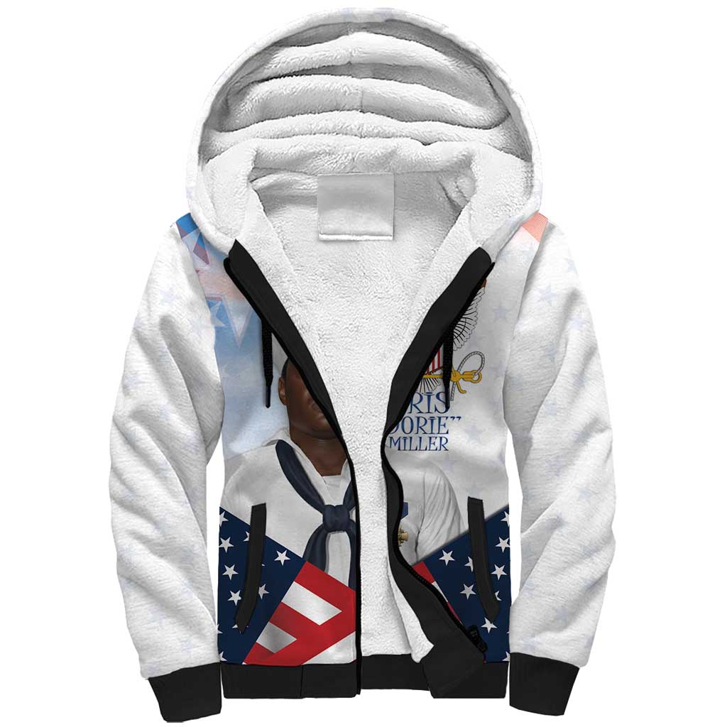 Doris Dorie Miller Sherpa Hoodie The Hero Pearl Harbor
