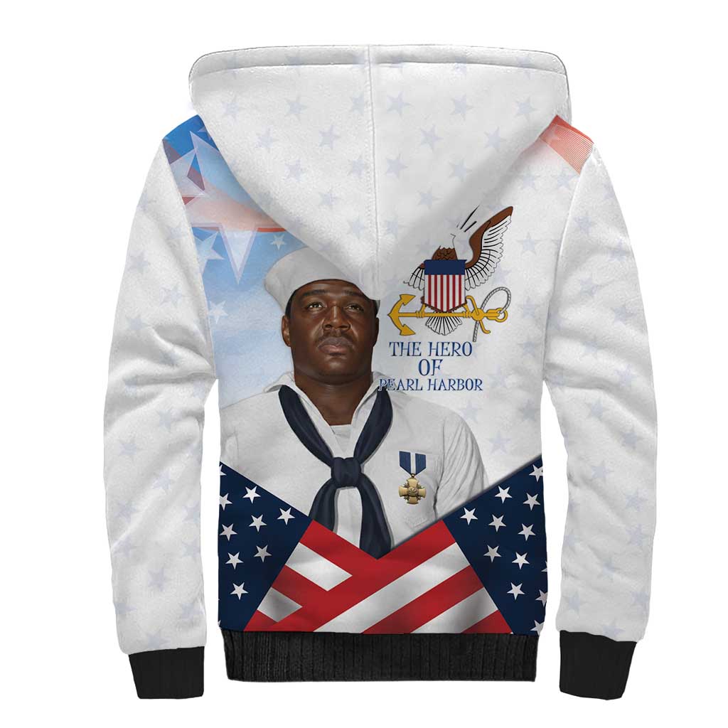 Doris Dorie Miller Sherpa Hoodie The Hero Pearl Harbor