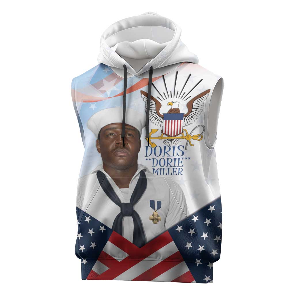 Doris Dorie Miller Sleeveless Hoodie The Hero Pearl Harbor