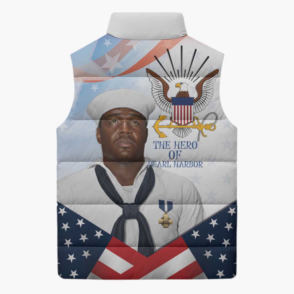 Doris Dorie Miller Sleeveless Puffer Jacket The Hero Pearl Harbor