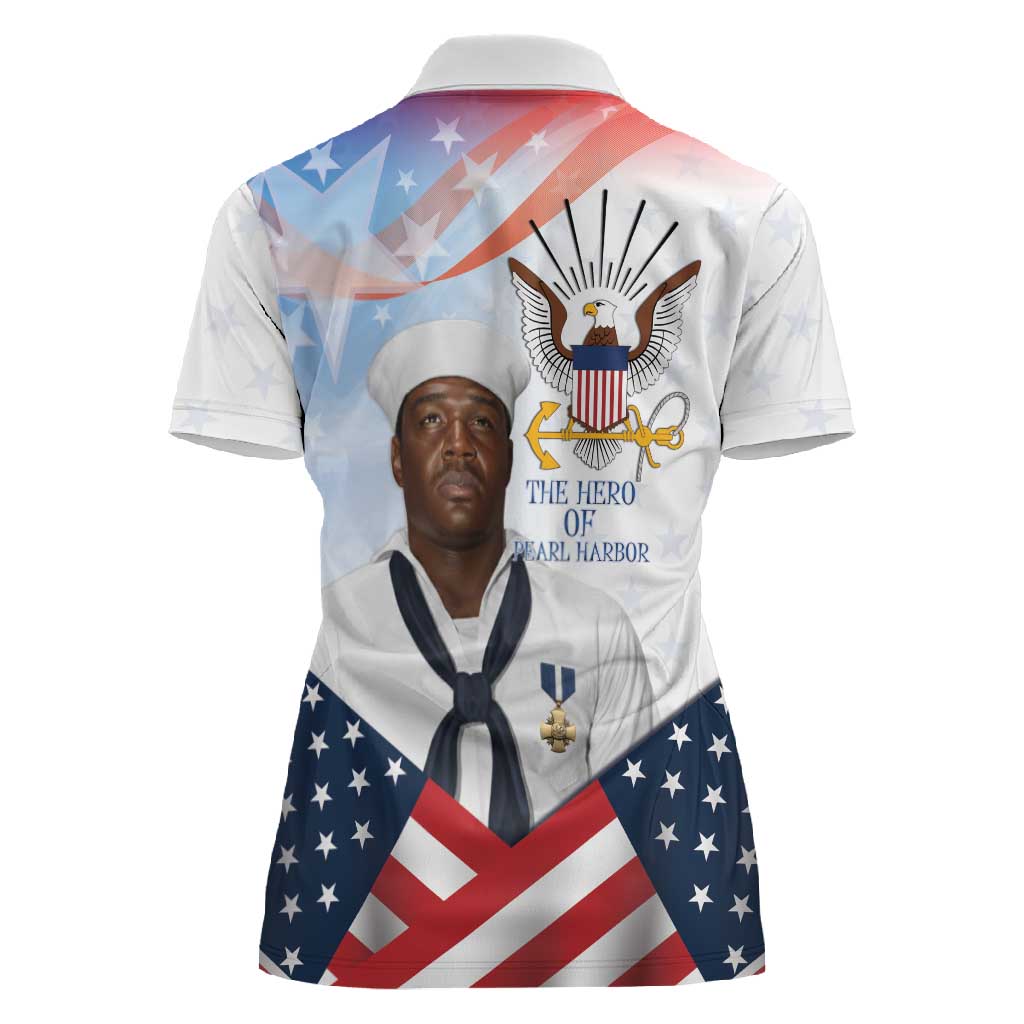 Doris Dorie Miller Women Polo Shirt The Hero Pearl Harbor