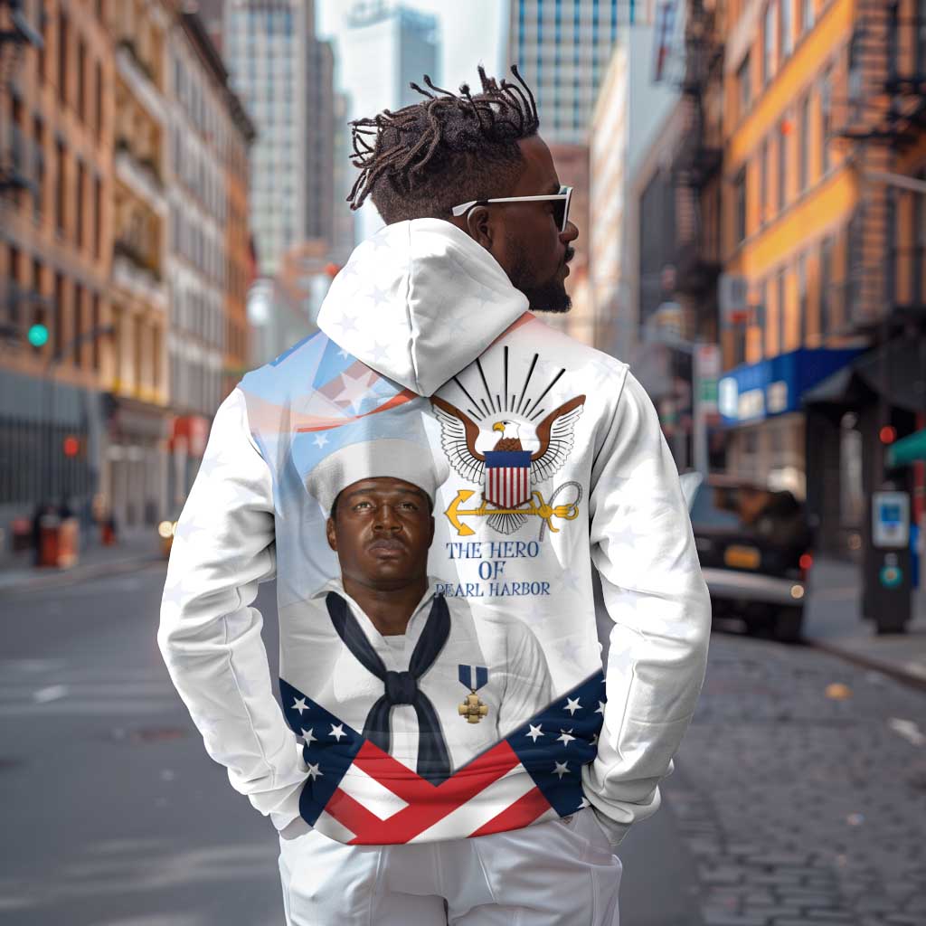 Doris Dorie Miller Zip Hoodie The Hero Pearl Harbor