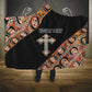 Personalized Ethiopia Hooded Blanket Ethiopian Orthodox Church Angel Black Color