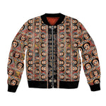 Personalized Ethiopia Bomber Jacket Ethiopian Tewahedo Angel Orthodox Black Color