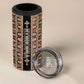 Personalized Ethiopia 4 in 1 Can Cooler Tumbler Ethiopian Tewahedo Angel Orthodox Black Color