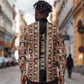 Personalized Ethiopia Long Sleeve Button Shirt Ethiopian Tewahedo Angel Orthodox Black Color