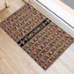 Ethiopia Rubber Doormat Ethiopian Tewahedo Angel Orthodox Black Color