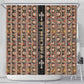 Ethiopia Shower Curtain Ethiopian Tewahedo Angel Orthodox Black Color