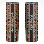 Personalized Ethiopia Skinny Tumbler Ethiopian Tewahedo Angel Orthodox Black Color