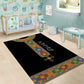 Ethiopia Saba Kemis Habesha Style Area Rug Black Color