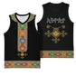Ethiopia Saba Kemis Habesha Style Basketball Jersey Black Color LT15