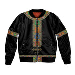 Ethiopia Saba Kemis Habesha Style Bomber Jacket Black Color