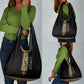 Ethiopia Saba Kemis Habesha Style Grocery Bag Black Color
