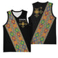 Ethiopia Saba Kemis Sash Style Basketball Jersey Black Color LT15