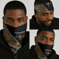 Ethiopia Saba Kemis Sash Style Neck Gaiter Black Color LT15