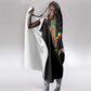 Ethiopia Saba Kemis Hooded Blanket Lion Of Judah Black Color