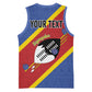 Personalized Happy Swaziland National Flag Day Basketball Jersey Nguni Shield Flag Style - African Pattern LT15