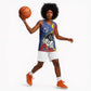 Umbuso weSwatini Basketball Jersey Nguni Shield Edelweiss Flower LT15