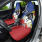 Umbuso weSwatini Car Seat Cover Nguni Shield Edelweiss Flower