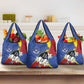 Umbuso weSwatini Grocery Bag Nguni Shield Edelweiss Flower