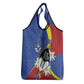 Umbuso weSwatini Grocery Bag Nguni Shield Edelweiss Flower