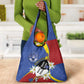 Umbuso weSwatini Grocery Bag Nguni Shield Edelweiss Flower