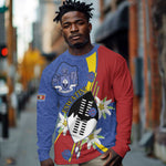 Umbuso weSwatini Long Sleeve Shirt Nguni Shield Edelweiss Flower