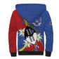Umbuso weSwatini Sherpa Hoodie Nguni Shield Edelweiss Flower