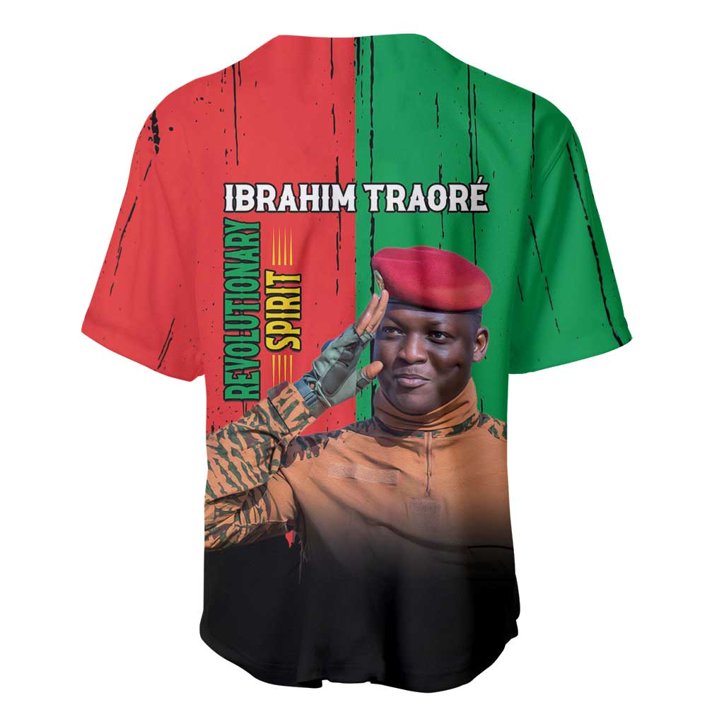 Faso Rises Our Soil Our Rules Baseball Jersey Ibrahim Traore Revolutionary Spirit
