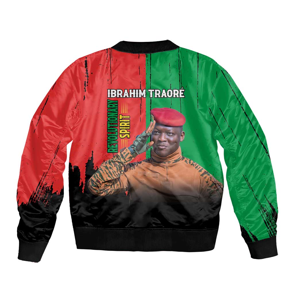 Faso Rises Our Soil Our Rules Bomber Jacket Ibrahim Traore Revolutionary Spirit