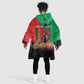 Faso Rises Our Soil Our Rules Kid Wearable Blanket Hoodie Ibrahim Traore Revolutionary Spirit