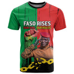 Faso Rises Our Soil Our Rules T shirt Ibrahim Traore Revolutionary Spirit