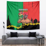 Faso Rises Our Soil Our Rules Tapestry Ibrahim Traore Revolutionary Spirit