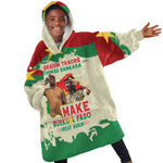 Ibrahim Traore Thomas Sankara Kid Wearable Blanket Hoodie Make Burkina Faso Great Again