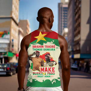 Ibrahim Traore Thomas Sankara Men Tank Top Make Burkina Faso Great Again