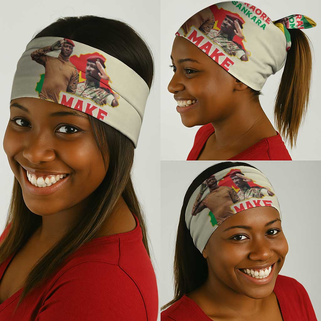 Ibrahim Traore Thomas Sankara Neck Gaiter Make Burkina Faso Great Again LT15