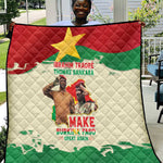 Ibrahim Traore Thomas Sankara Quilt Make Burkina Faso Great Again