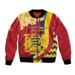 Personalised Afro Chad Bomber Jacket Happy 65th of Independence