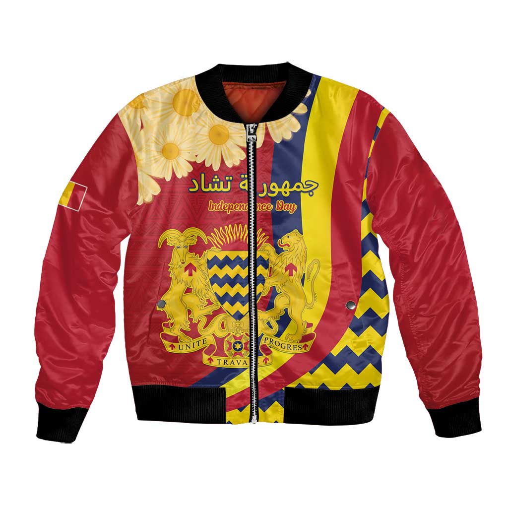 Personalised Afro Chad Bomber Jacket Happy 65th of Independence