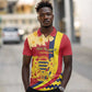 Personalised Afro Chad Polo Shirt Happy 65th of Independence