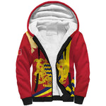 Personalised Afro Chad Sherpa Hoodie Happy 65th of Independence