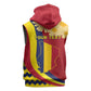 Personalised Afro Chad Sleeveless Hoodie Happy 65th of Independence - African Pride