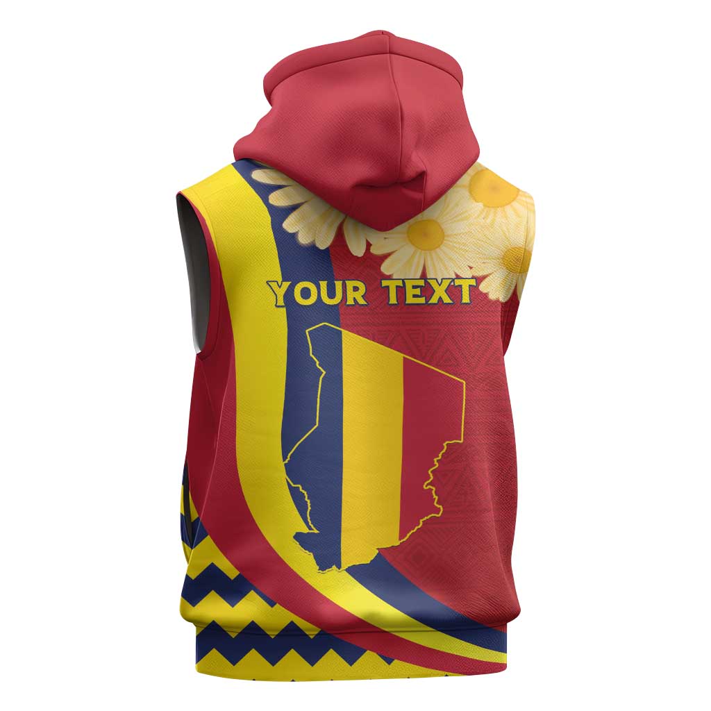 Personalised Afro Chad Sleeveless Hoodie Happy 65th of Independence - African Pride