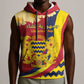 Personalised Afro Chad Sleeveless Hoodie Happy 65th of Independence - African Pride