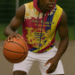 Personalised Afro Chad Sleeveless Zip Hoodie Happy 65th of Independence - African Pride