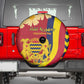 Afro Chad Spare Tire Cover Happy 65th of Independence