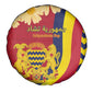 Afro Chad Spare Tire Cover Happy 65th of Independence
